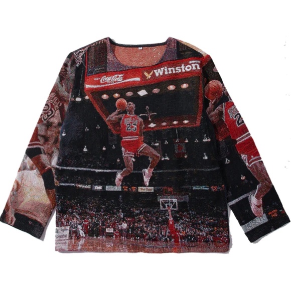 JORDAN TAPESTRY sweater CUSTOM crewneck